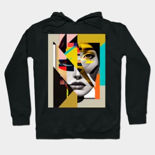 Abstract woman in pop-art style portait Hoodie